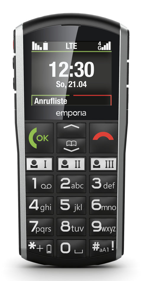 emporiaSIMPLICITY LTE - 4G téléphone de service - RAM 64 Mo / Mémoire interne 128 Mo - 220 x 176 pixels