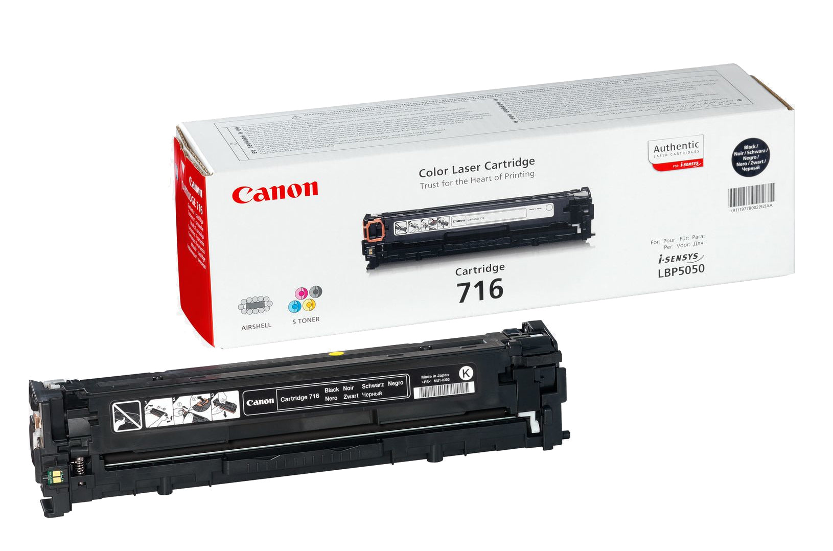 Toner CRG 716 Noir - 1980B002