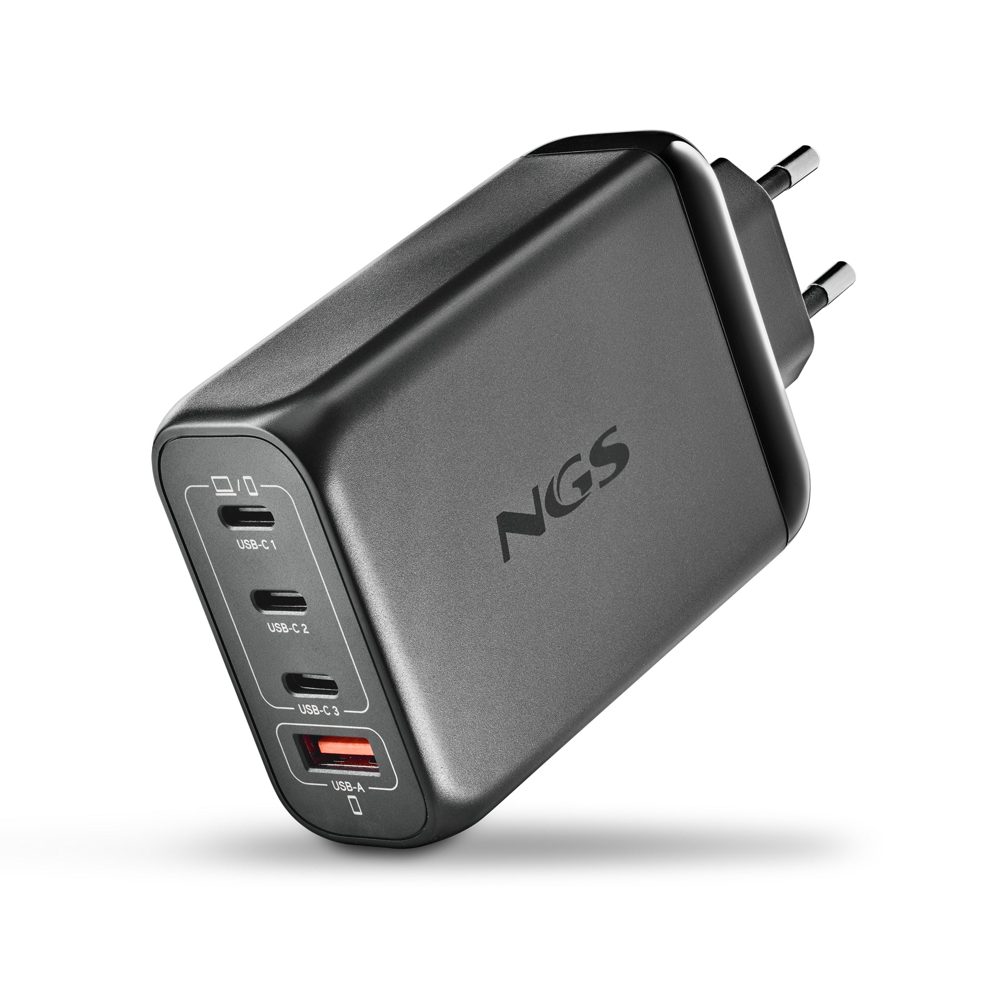 Chargeur secteur NGS Bud 3x USB-C + 1x USB-A 140W (Noir)