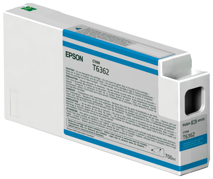 Epson UltraChrome HDR - 700 ml - cyan - original - cartouche d'encre - pour Stylus Pro 7700, Pro 7890, Pro 7900, Pro 9700, Pro 9890, Pro 9900, Pro WT7900