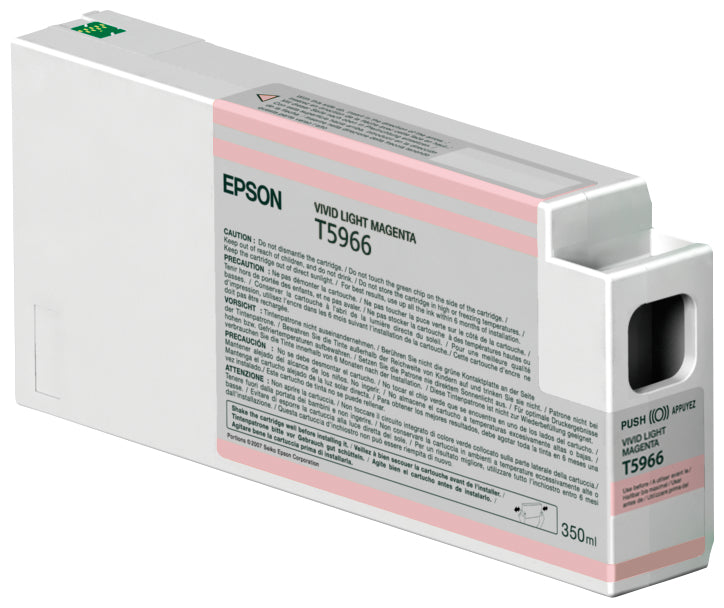 Epson T5966 - 350 ml - Magenta vif clair - original - cartouche d'encre - pour Stylus Pro 7890, Pro 7900, Pro 9890, Pro 9900, Pro WT7900