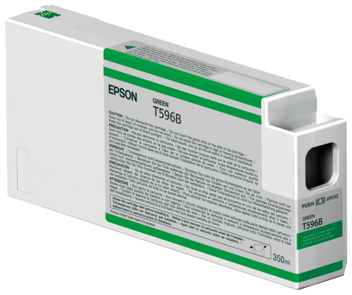 Epson T596B - 350 ml - vert - original - cartouche d'encre - pour Stylus Pro 7900, Pro 7900 AGFA, Pro 9900, Pro WT7900, Pro WT7900 Designer Edition