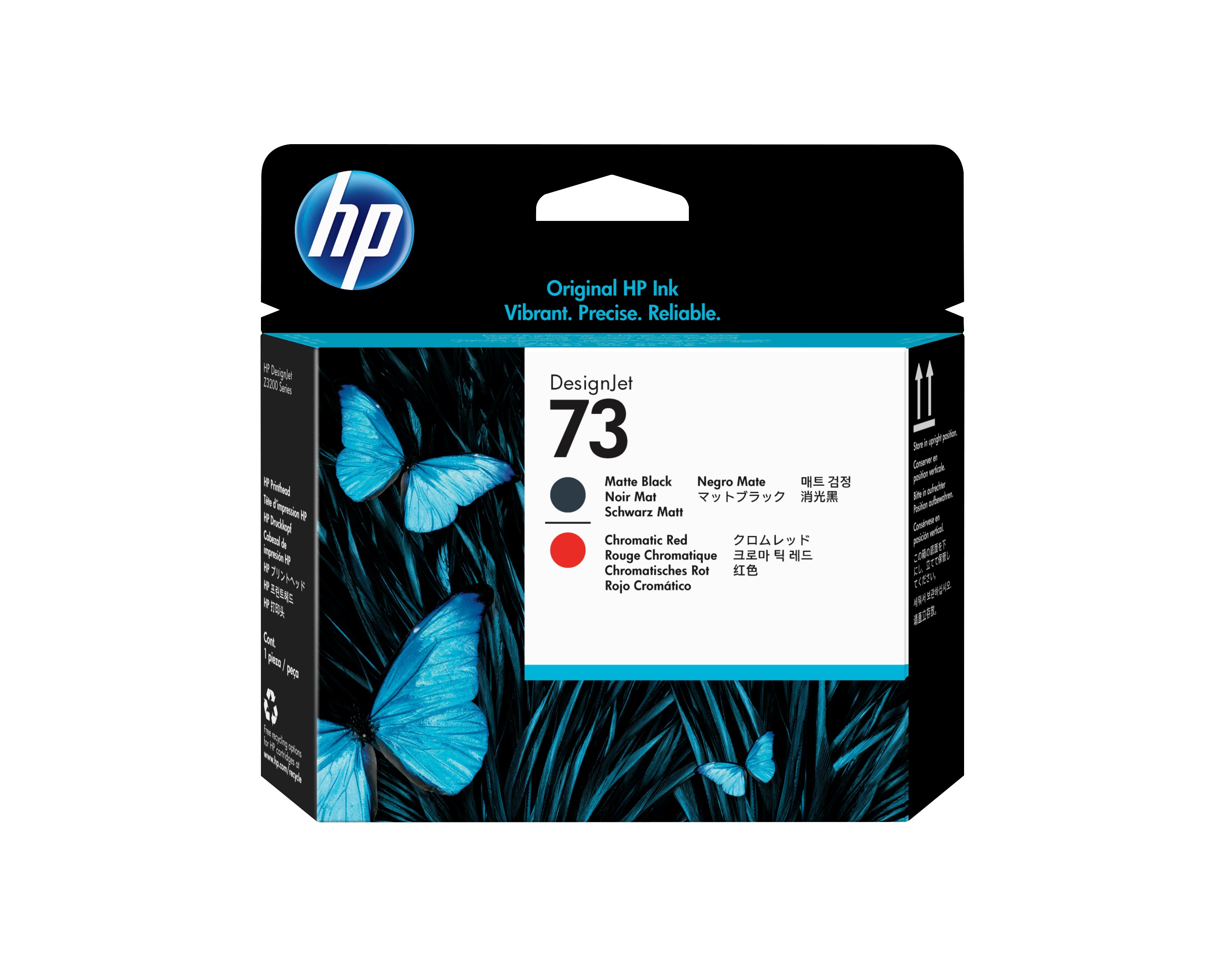 HP 73 - Noir mat, rouge chromatique - tête d'impression - pour DesignJet Z3200, Z3200ps