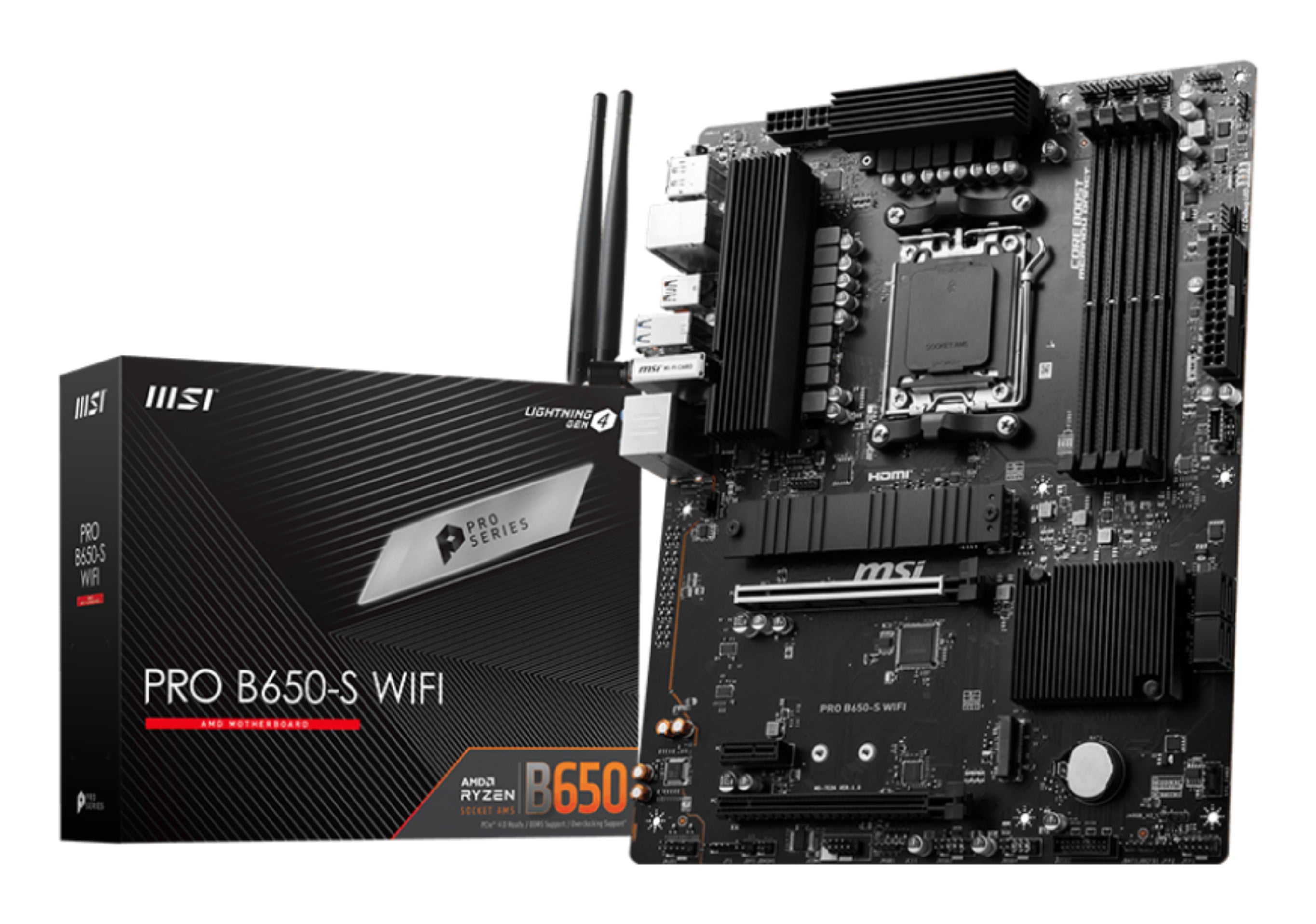 PRO B650-S WIFI - B650/AM5/DDR5/ATX