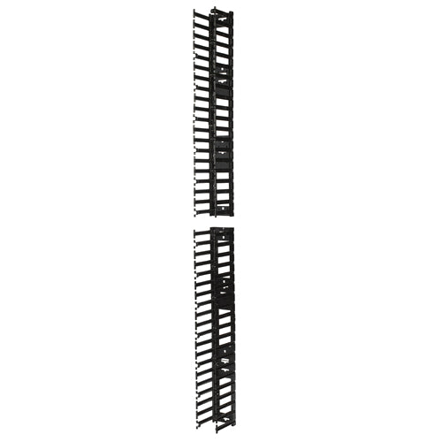 APC - Kit de gestion de câbles pour rack - noir - 42U - Conformité TAA (pack de 2) - pour NetShelter SX