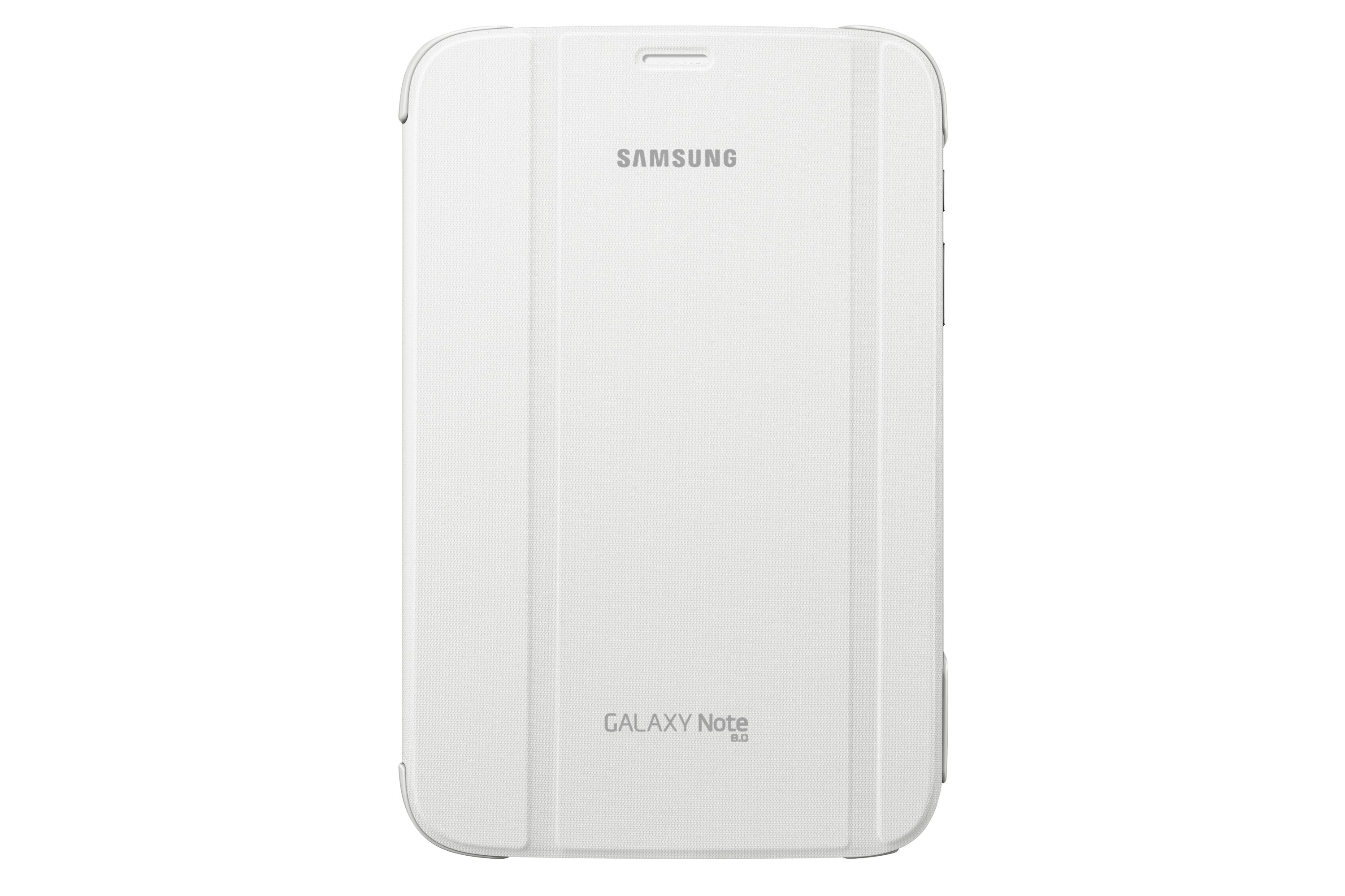 Book Cover Galaxy Note 8" Blanc