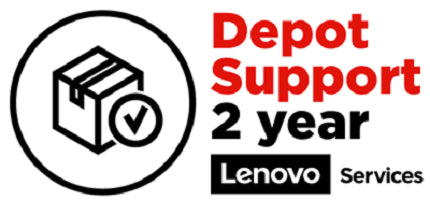 Lenovo Depot/Customer Carry-In Upgrade - Contrat de maintenance prolongé - pièces et main d'oeuvre (pour système avec garantie de dépôt ou de report d'un an) - 2 années (à partir de la date d'achat originale de l'appareil) - pour ThinkPad L13 Gen 4, L13 Y