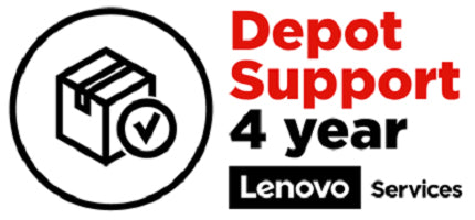 Lenovo Depot/Customer Carry-In Upgrade - Contrat de maintenance prolongé - pièces et main d'oeuvre (pour système avec garantie de dépôt ou de report de trois ans) - 4 années (à partir de la date d'achat originale de l'appareil) - pour ThinkPad L13 Yoga Ge