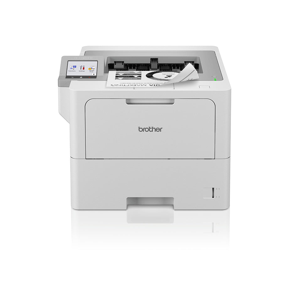 Brother HL-L6415DN - Imprimante - Noir et blanc - Recto-verso - laser - A4/Legal - 1200 x 1200 ppp - jusqu'à 50 ppm - capacité : 620 feuilles - USB 2.0, Gigabit LAN, NFC, hôte USB 2.0, Wi-Fi(n)