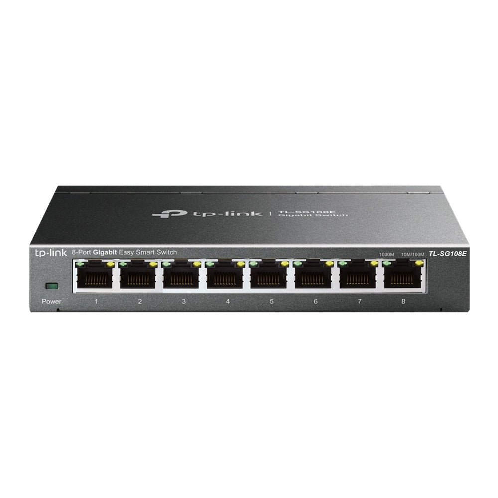 Commutateur Réseau de Bureau TP-Link Easy Smart TL-SG108E 8P Gigabit