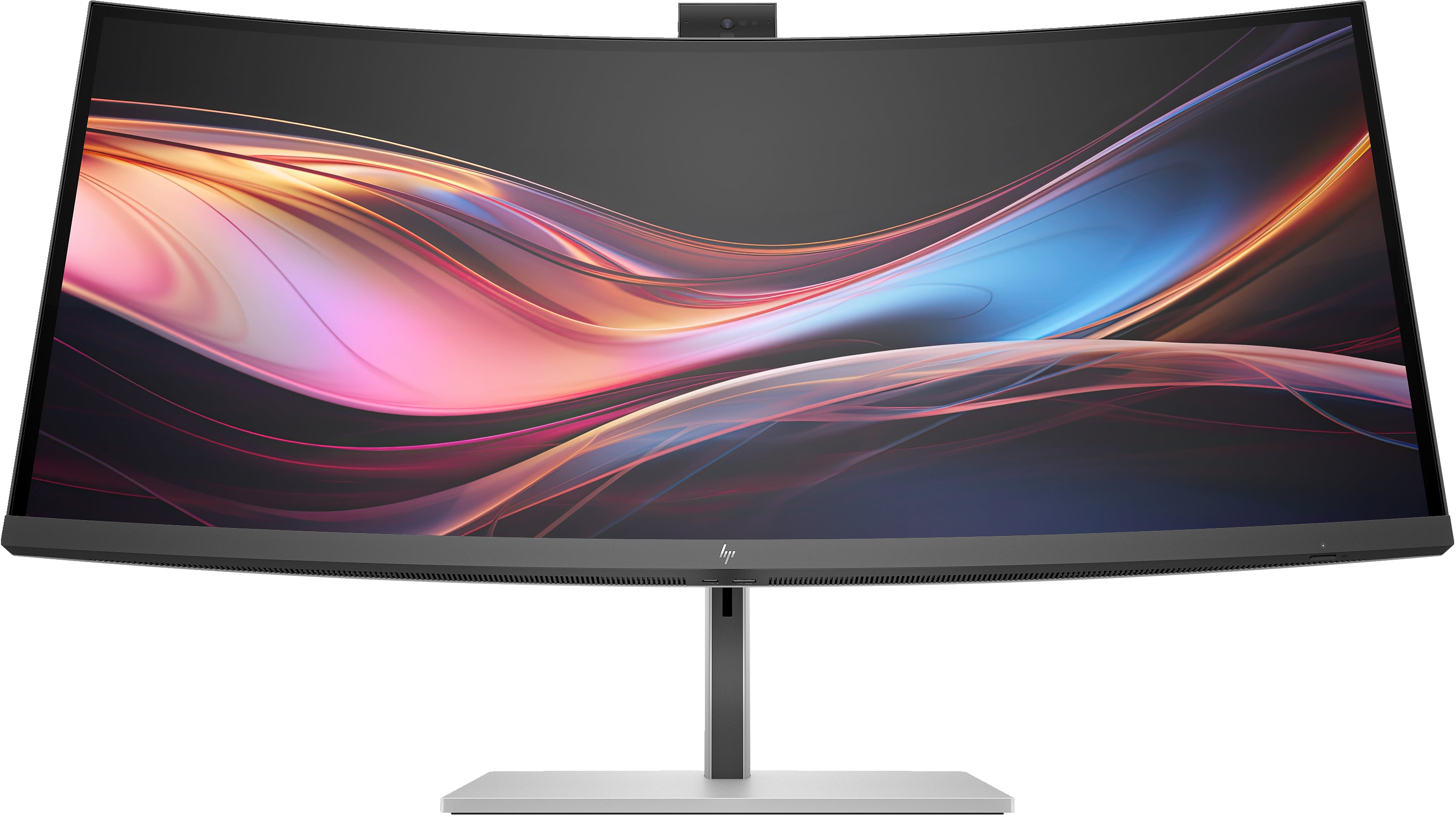 HP 734pm - Series 7 Pro - écran LED - incurvé - 34" - 3440 x 1440 WQHD @ 120 Hz - IPS Black - 400 cd/m² - 2000:1 - DisplayHDR 400 - 5 ms - Thunderbolt 4, HDMI, DisplayPort, USB-C - haut-parleurs - noir, argent
