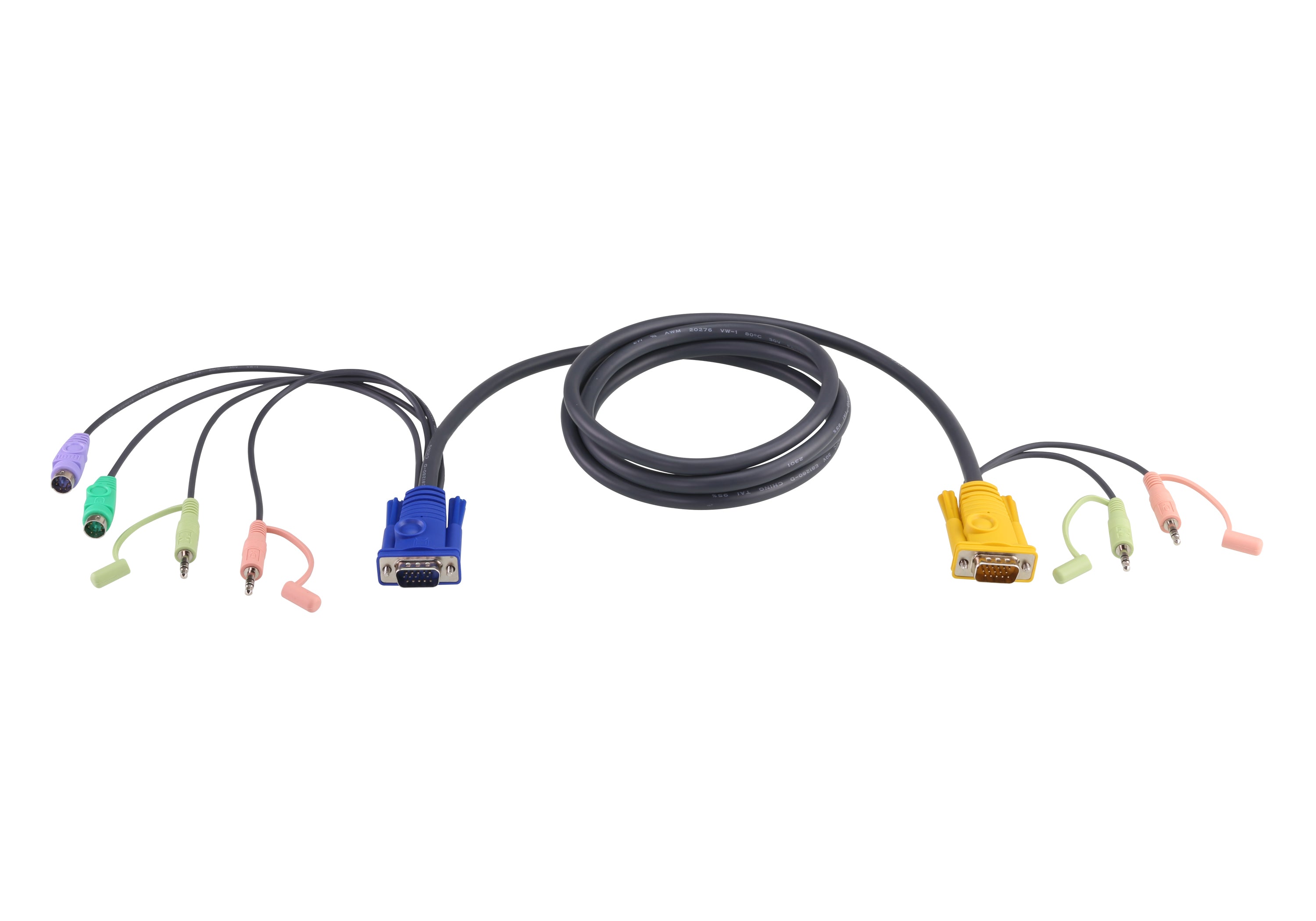 Câble adaptateur Aten Aten Cable KVM PS/2 con audio y SPHD 3 en 1 de 1,8 m