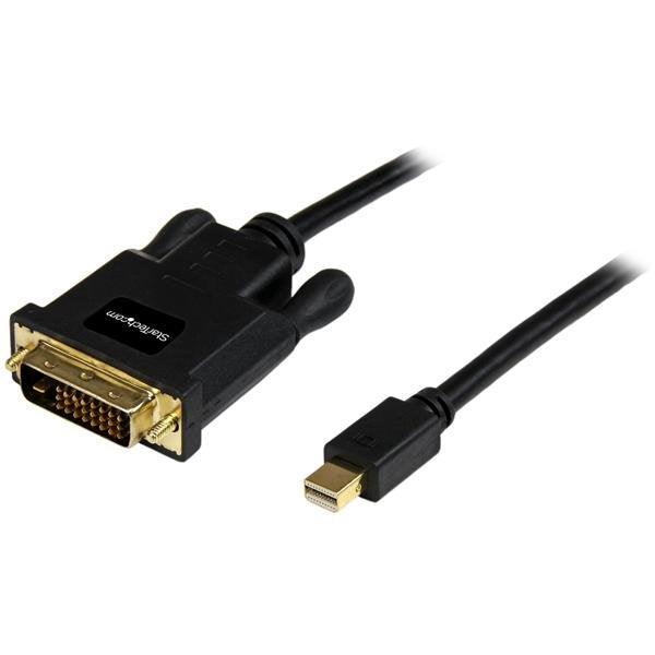 StarTech.com Adaptateur Mini DisplayPort vers DVI - Câble Mini DP / DVI-D Vidéo 1080p jusqu'à 1920x1200 - Noir - 1,8 m - Câble DisplayPort - Mini DisplayPort (M) pour DVI-D (M) - 1.82 m - noir