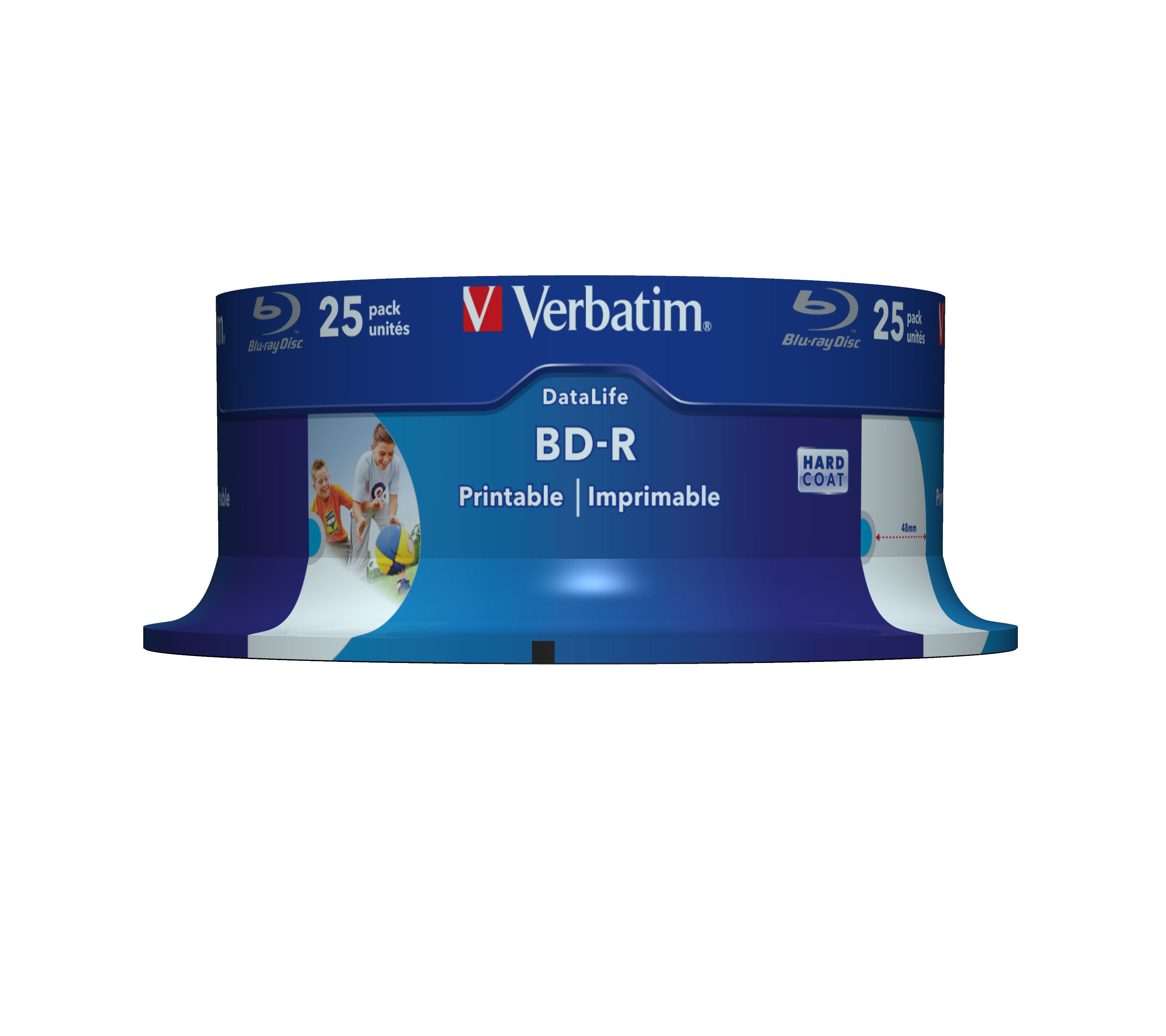 Blu-Ray BD-R Printable Verbatim 43811 25 Unités