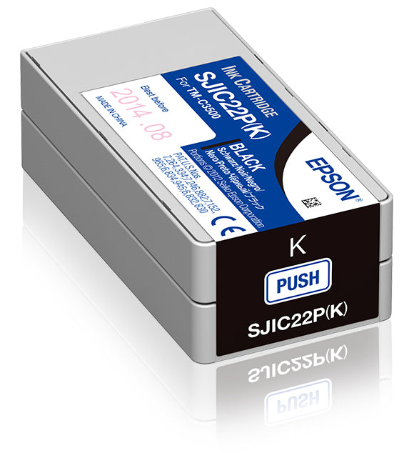 Cartouche d'encre originale Epson SJIC22P Noir
