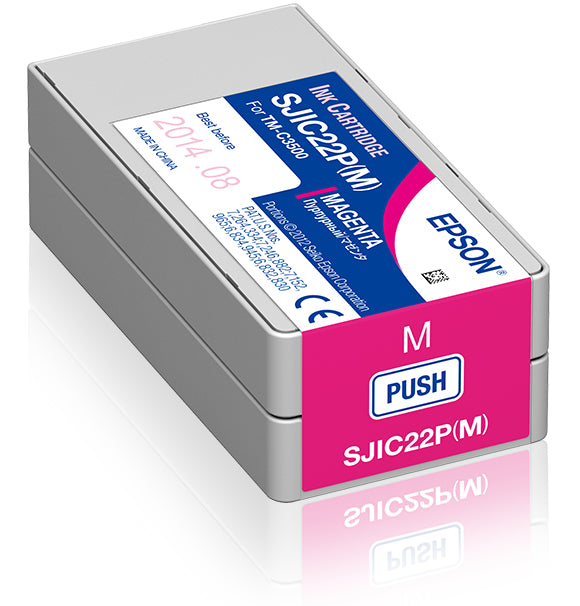 Cartouche d'encre originale Epson SJIC22P(M) Magenta