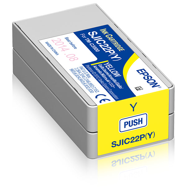 Cartouche d'encre originale Epson SJIC22PY Jaune