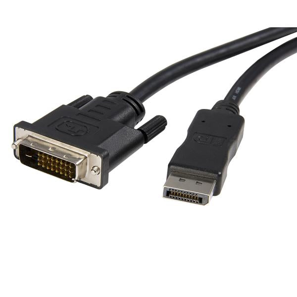 StarTech.com Câble adaptateur DisplayPort vers DVI de 3m - Convertisseur DP vers DVI-D - Mâle / Mâle - 1920x1200 - Noir - Câble DisplayPort - DisplayPort (M) pour DVI-D (M) - 3 m - noir - pour P/N: DPPNLFM3, DPPNLFM3PW