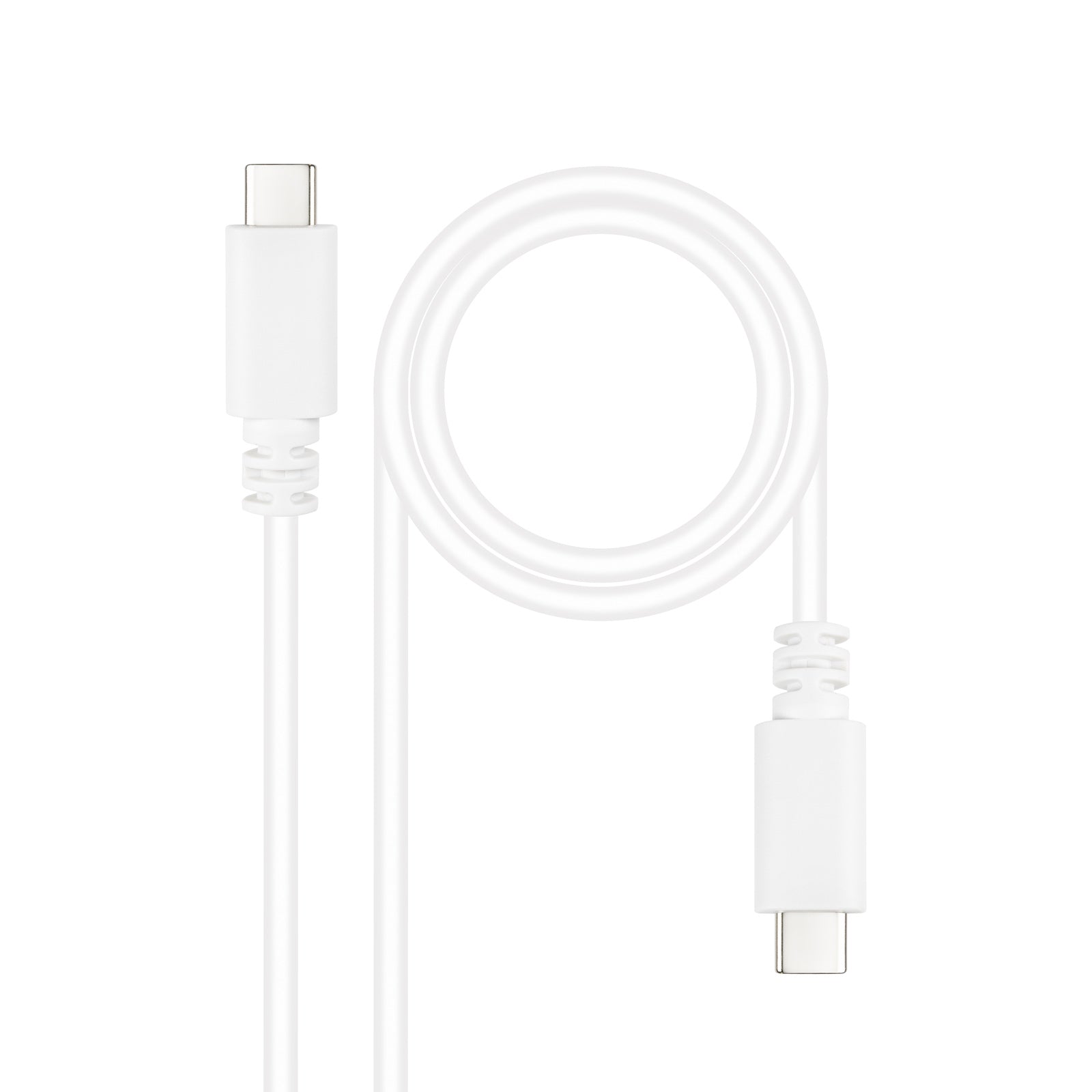 Câble USB NANOCABLE 10.01.2301-W 1 m (1 Unité)