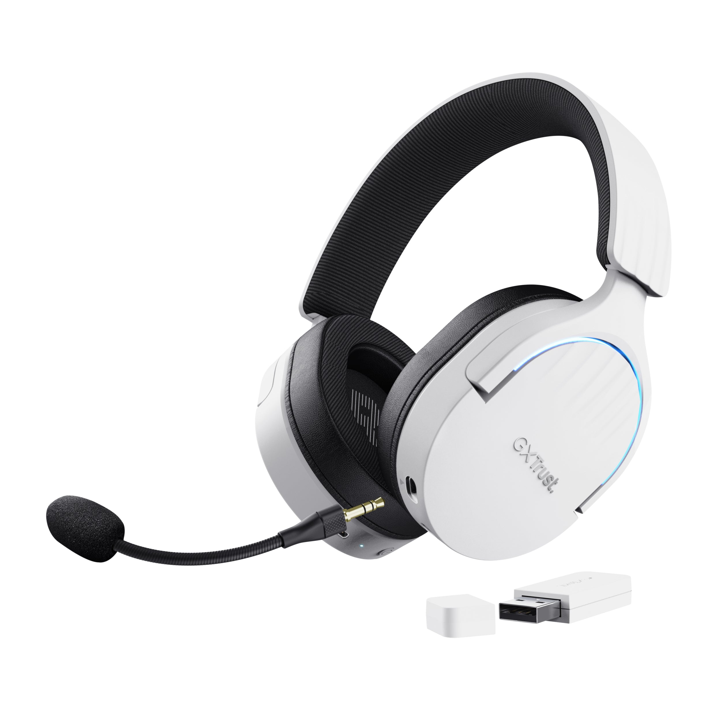 Casques avec Micro Gaming Trust GXT 491 Blanc Noir