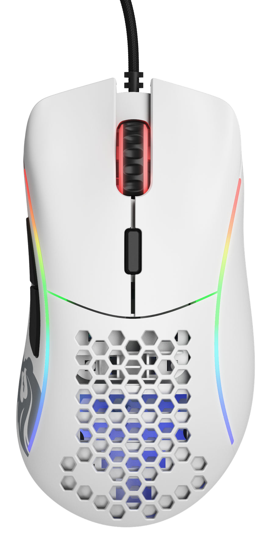 Souris filaire Gamer Glorious PC Gaming Race Model D RGB (Blanc)