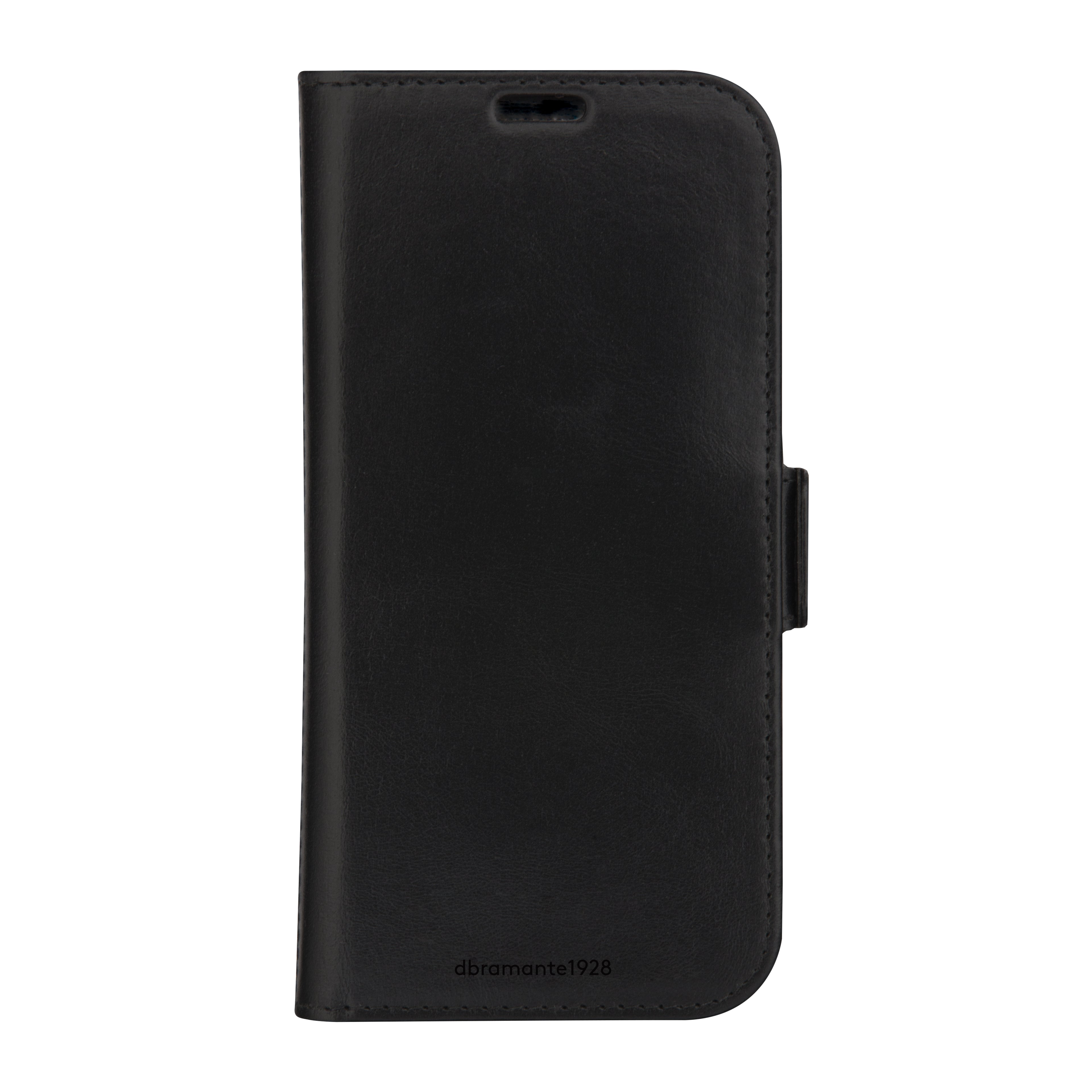 dbramante1928 Copenhagen - Étui à rabat pour téléphone portable - cuir pleine fleur - noir - pour Apple iPhone 13, 14, 15, 16e