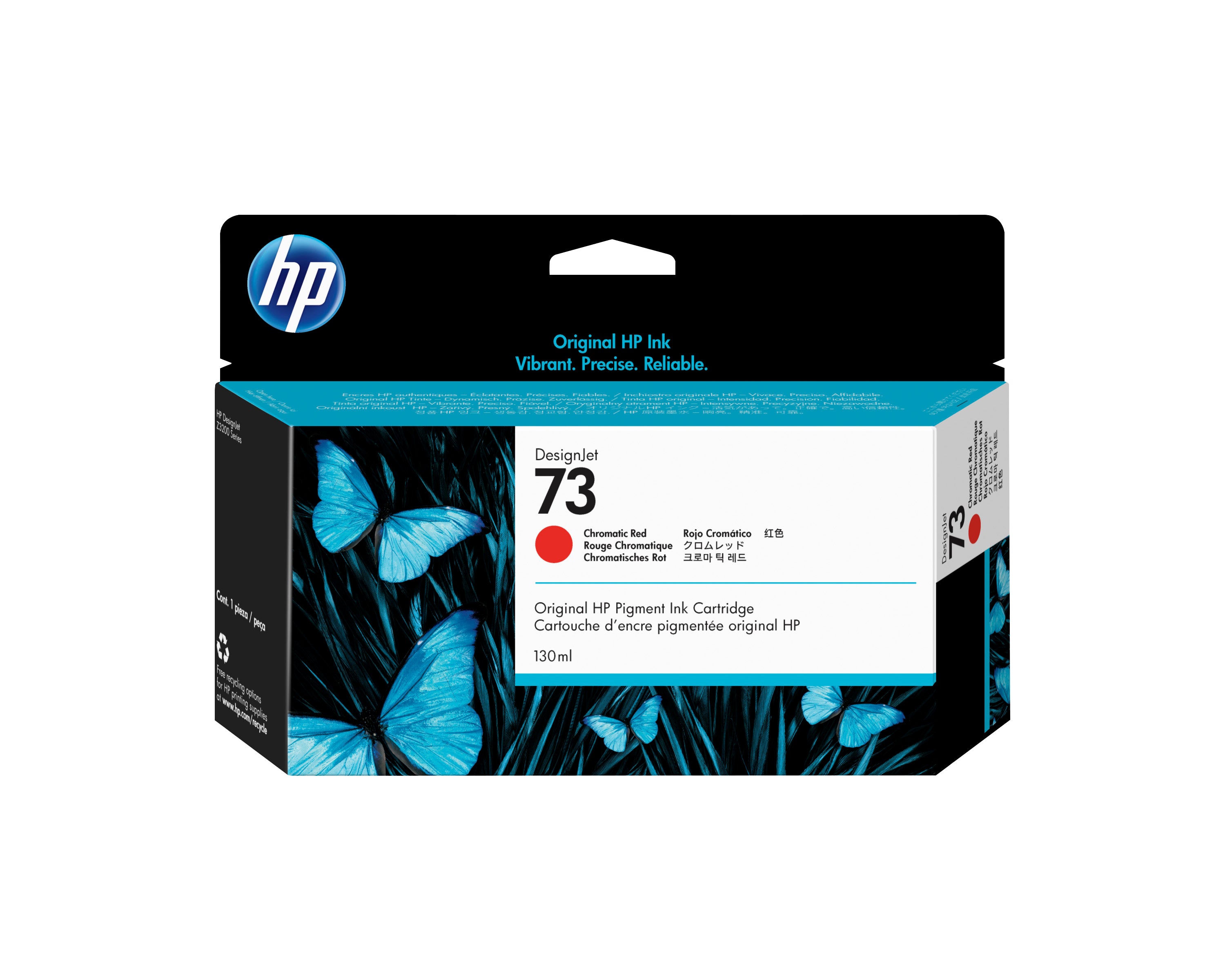 HP 73 - 130 ml - rouge chromatique - original - DesignJet - cartouche d'encre - pour DesignJet Z3200, Z3200ps