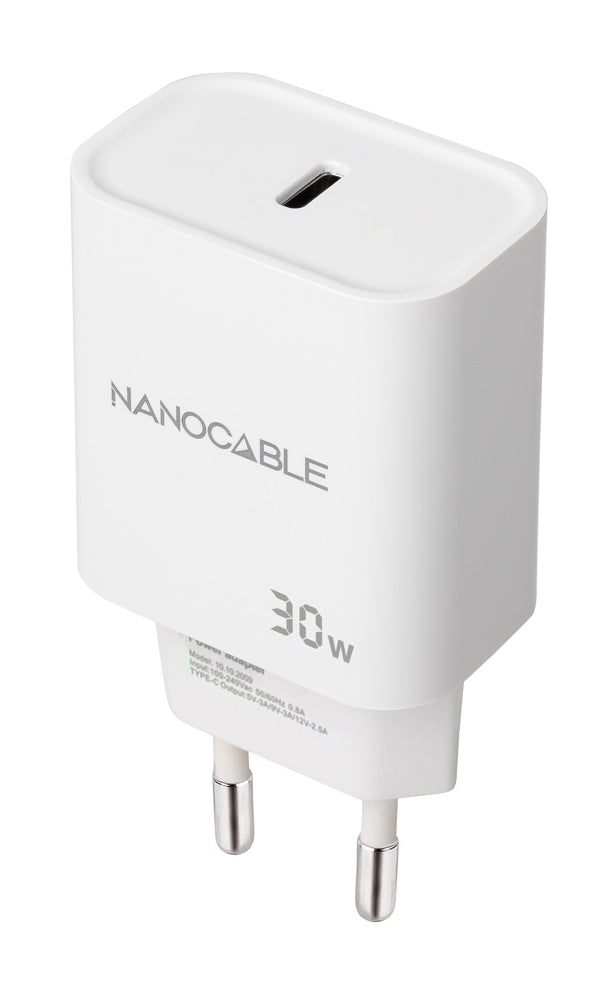 Chargeur mural NANOCABLE 10.10.2009 Blanc