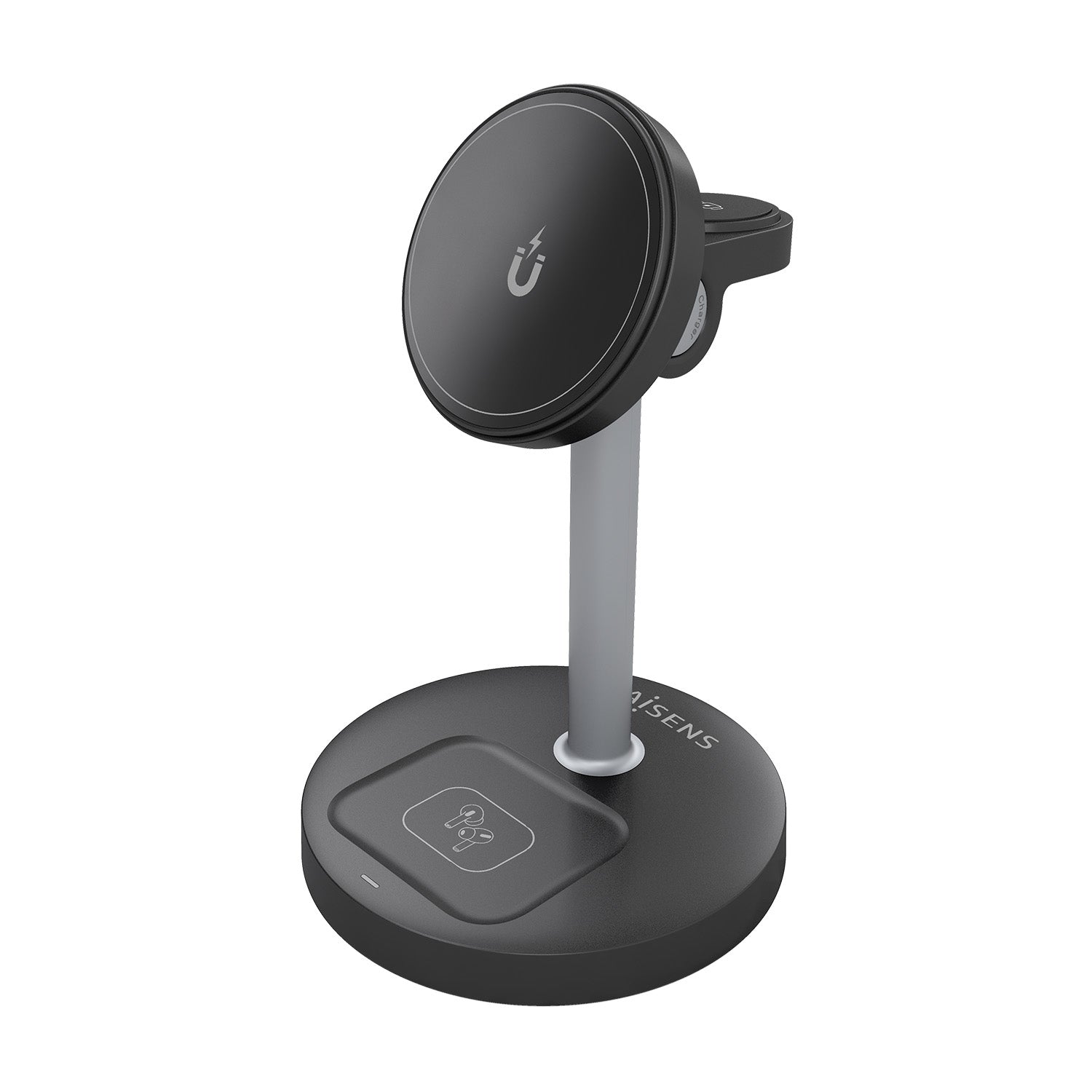 Chargeur sans fil Aisens ASCH-15W3WC066-BK Noir 15 W