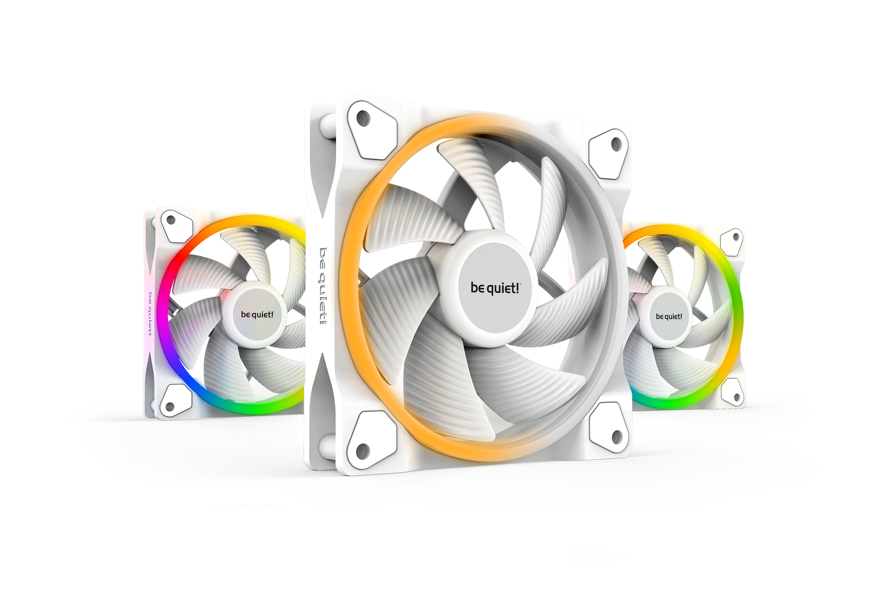 Light Wings 120mm PWM ARGB Blanc Kit x3 - BL100