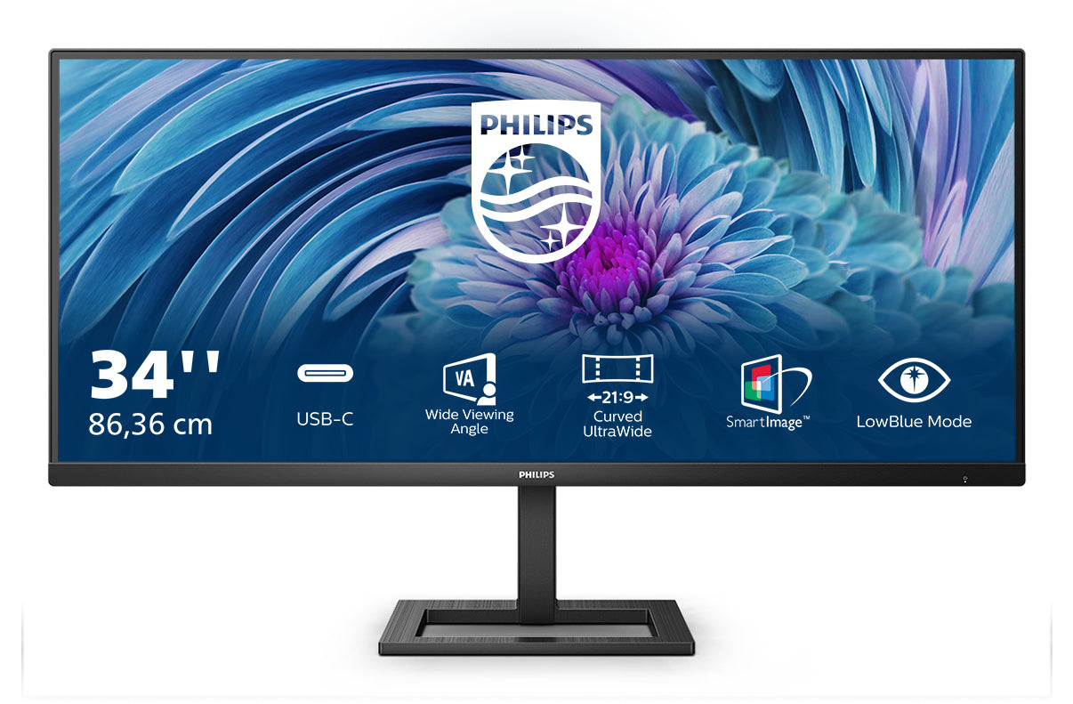 Écran Philips 346E2LAE/00 34" VA LCD Flicker free 100 Hz