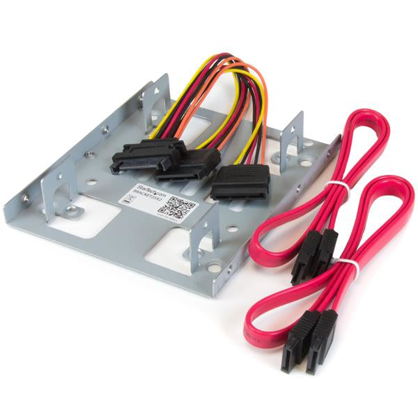 Berceau StarTech 2x 2"1/2 dans une baie de 3"1/2