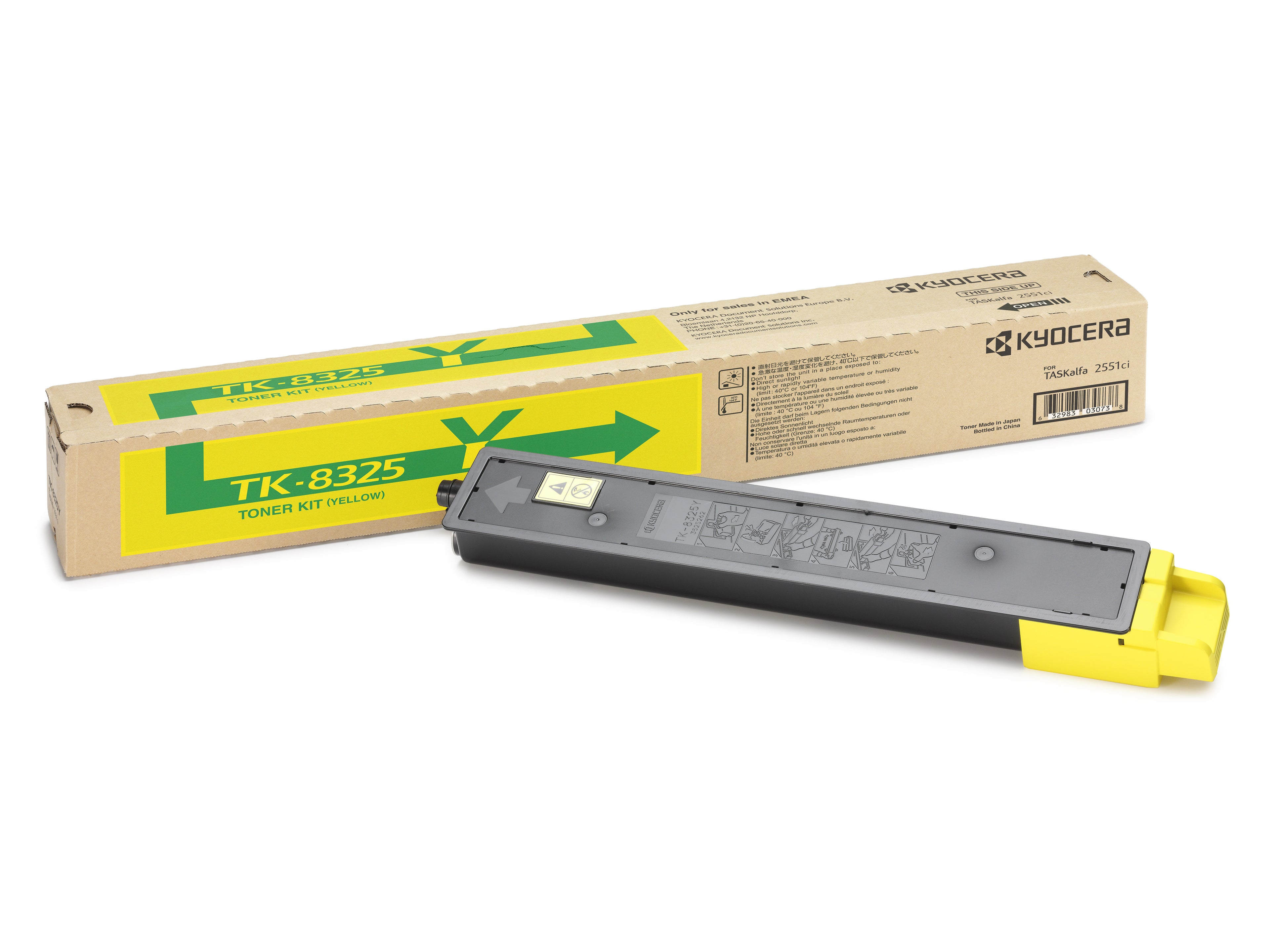 Kyocera TK 8325Y - Jaune - original - cartouche de toner - pour TASKalfa 2551ci