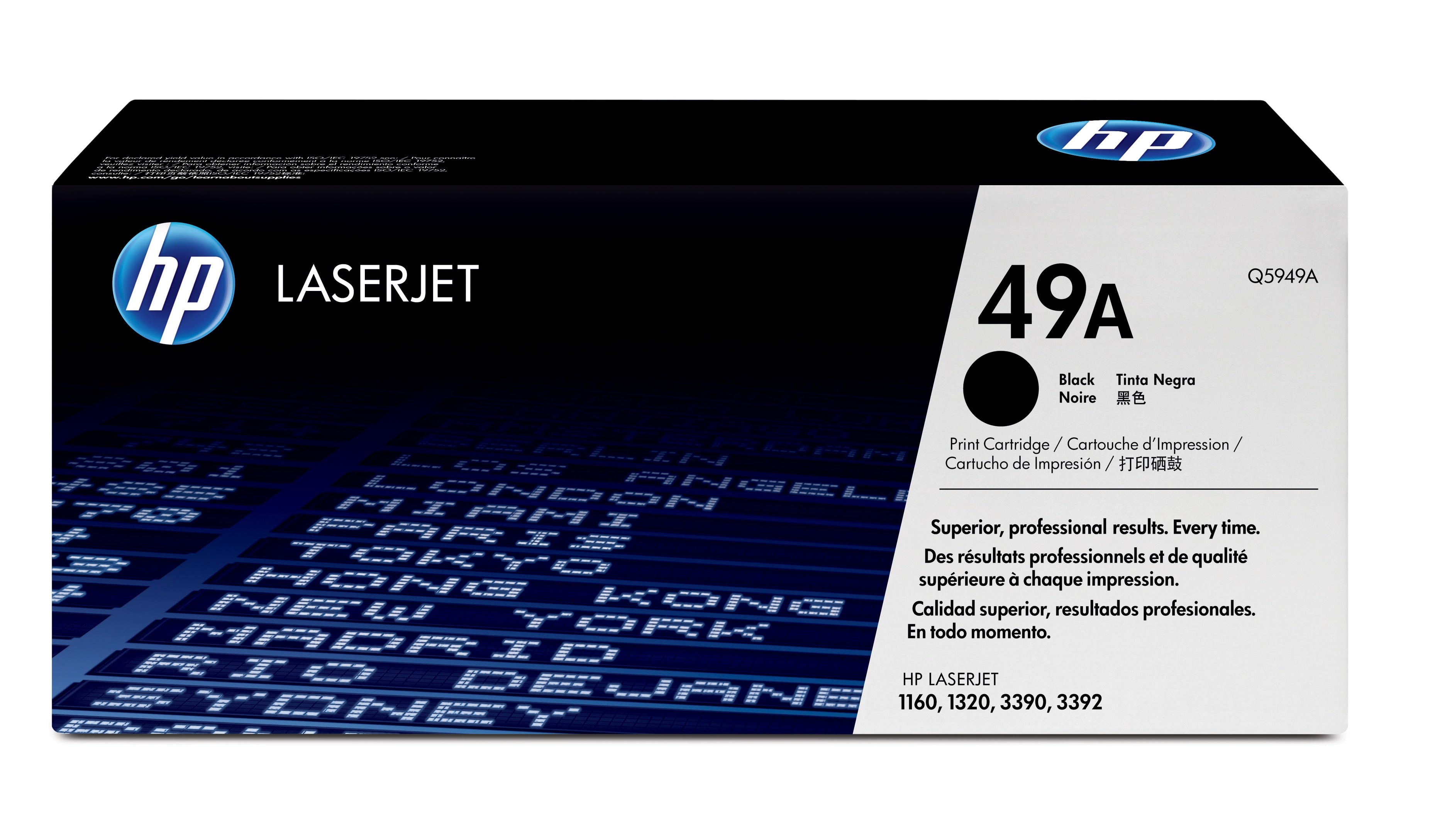 HP 49A - Noir - original - LaserJet - cartouche de toner (Q5949A) - pour LaserJet 1320, 1320n, 1320nw, 1320t, 1320tn, 3390, 3392