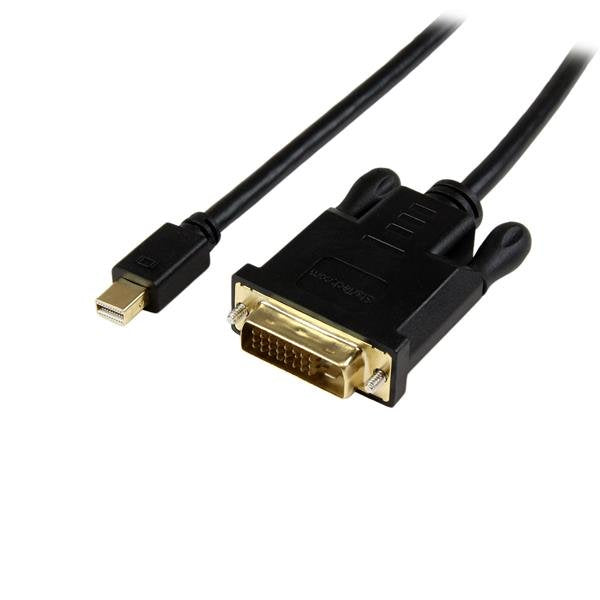 StarTech.com Câble Adaptateur Mini DisplayPort vers DVI-D Actif 1,8 m - Convertisseur Mini DP vers DVI - M/M - 1920 x 1200 - Câble DisplayPort - Mini DisplayPort (M) pour DVI-D (M) - 1.8 m - actif - noir