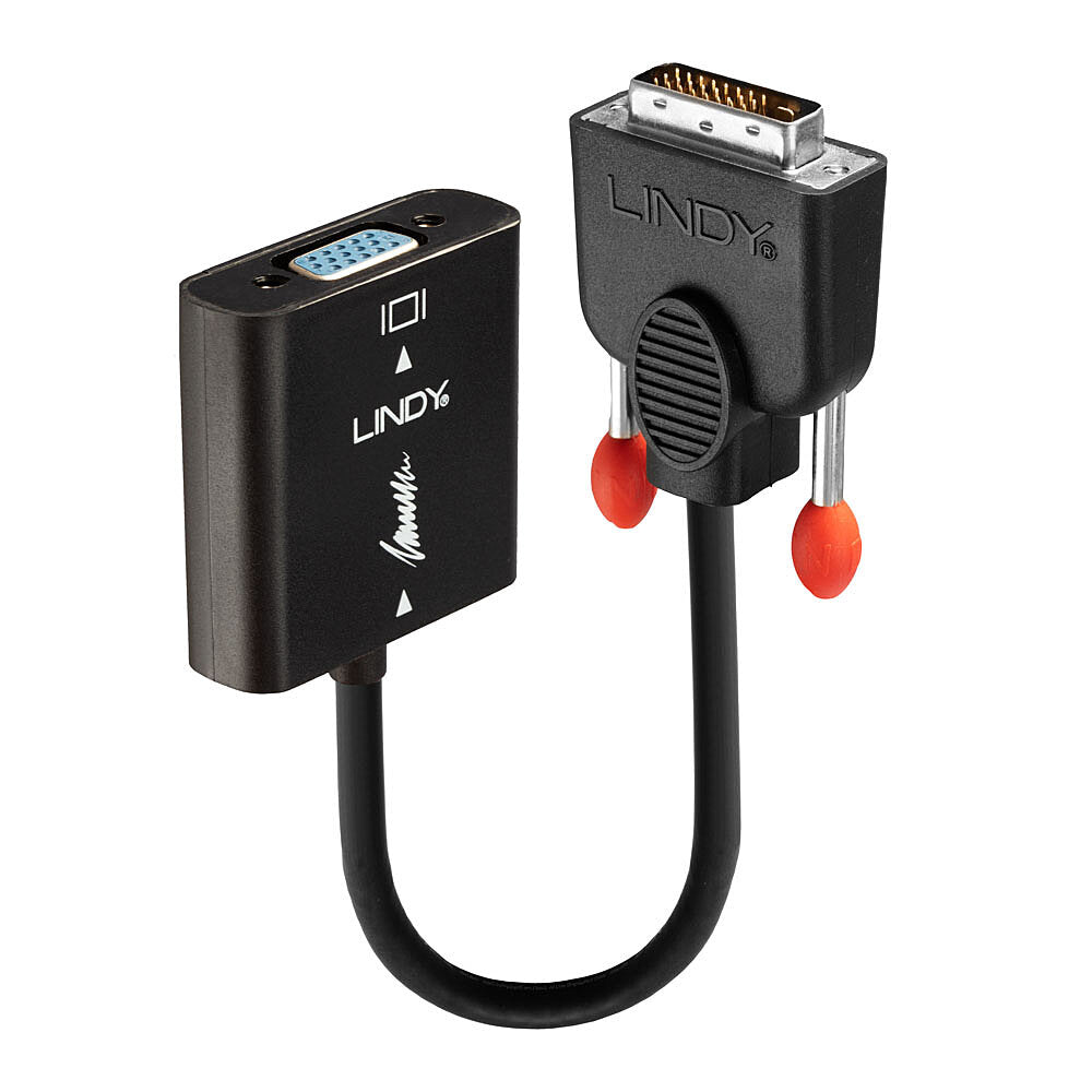 Adaptateur DVI-d vers VGA LINDY 38189 Noir