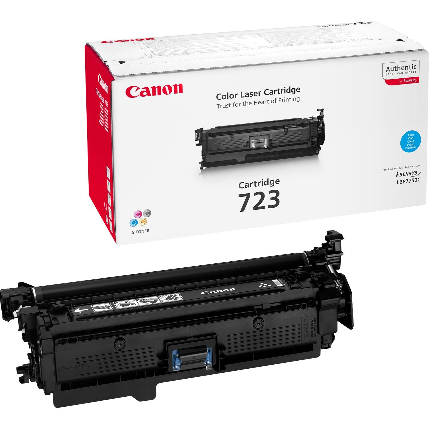 Toner original Canon 723C Cyan