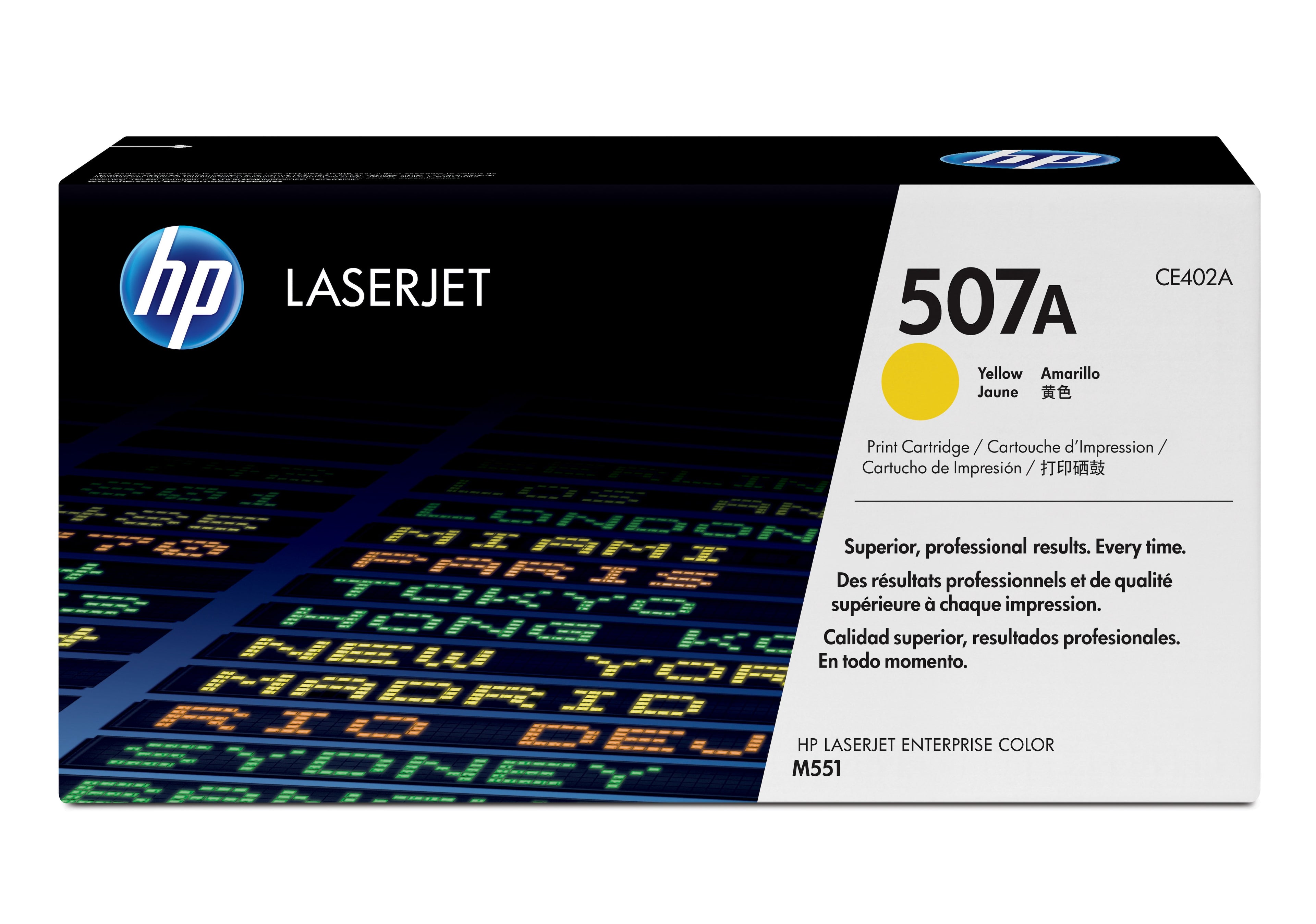 HP 507A - Jaune - original - LaserJet - cartouche de toner (CE402A) - pour Color LaserJet Enterprise MFP M575, LaserJet Enterprise Flow MFP M575