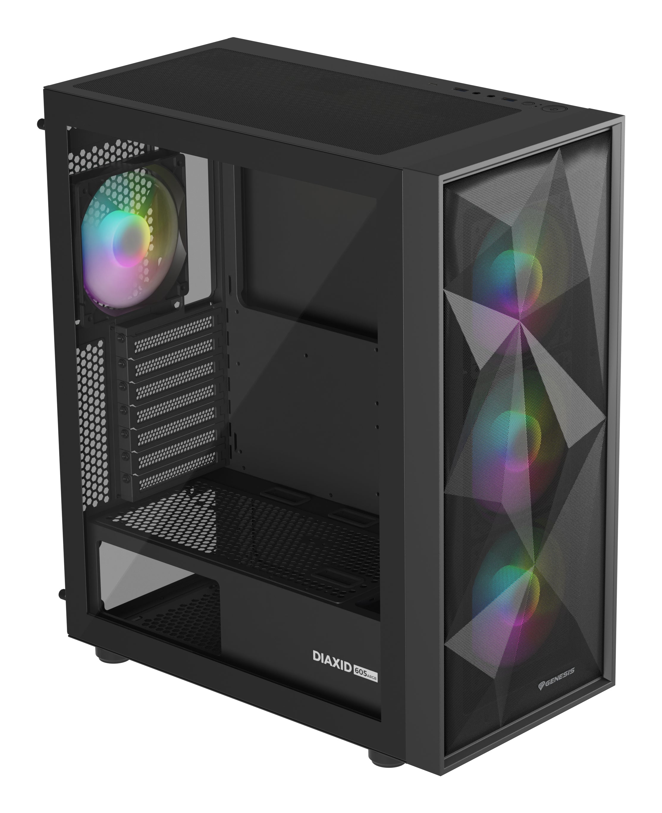 Boîtier ATX semi-tour Genesis NPC-2172 Noir