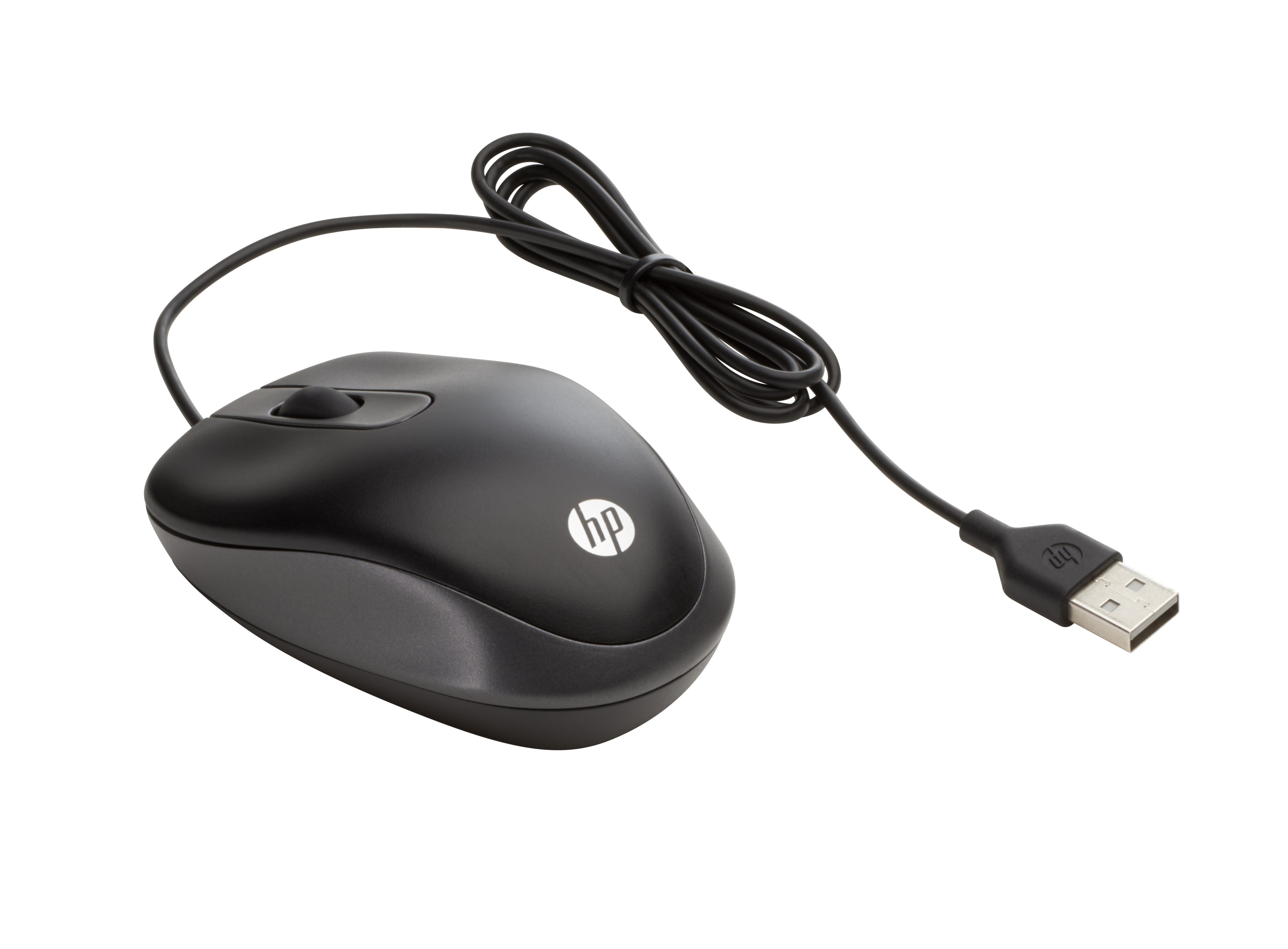 HP Travel - Souris - optique - 3 boutons - filaire - USB