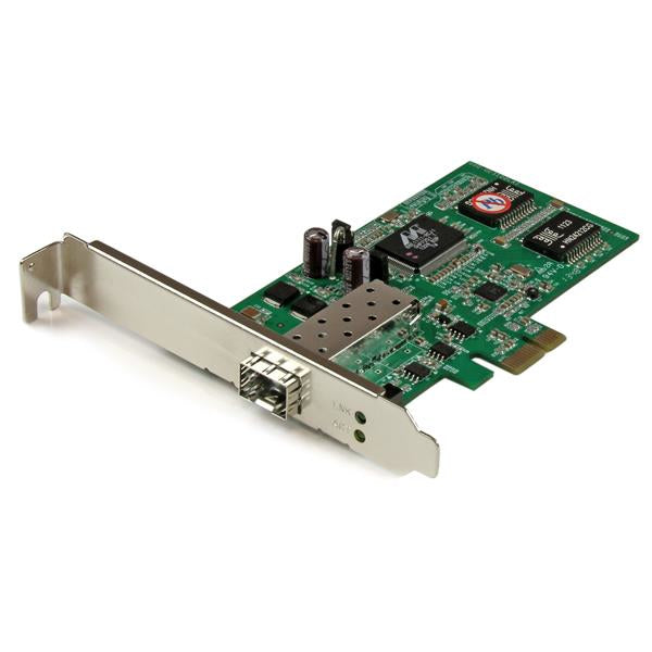 StarTech.com Carte réseau PCI Express à 1 port fibre optique Gigabit Ethernet avec SFP ouvert - Adaptateur NIC PCIe SFP (PEX1000SFP2) - Adaptateur réseau - PCIe profil bas - 1GbE - 1000Base-LX, 1000Base-SX - pour P/N: GLCLHSMDSTTA, GLCSXMMDST, GLCSXMMDSTT