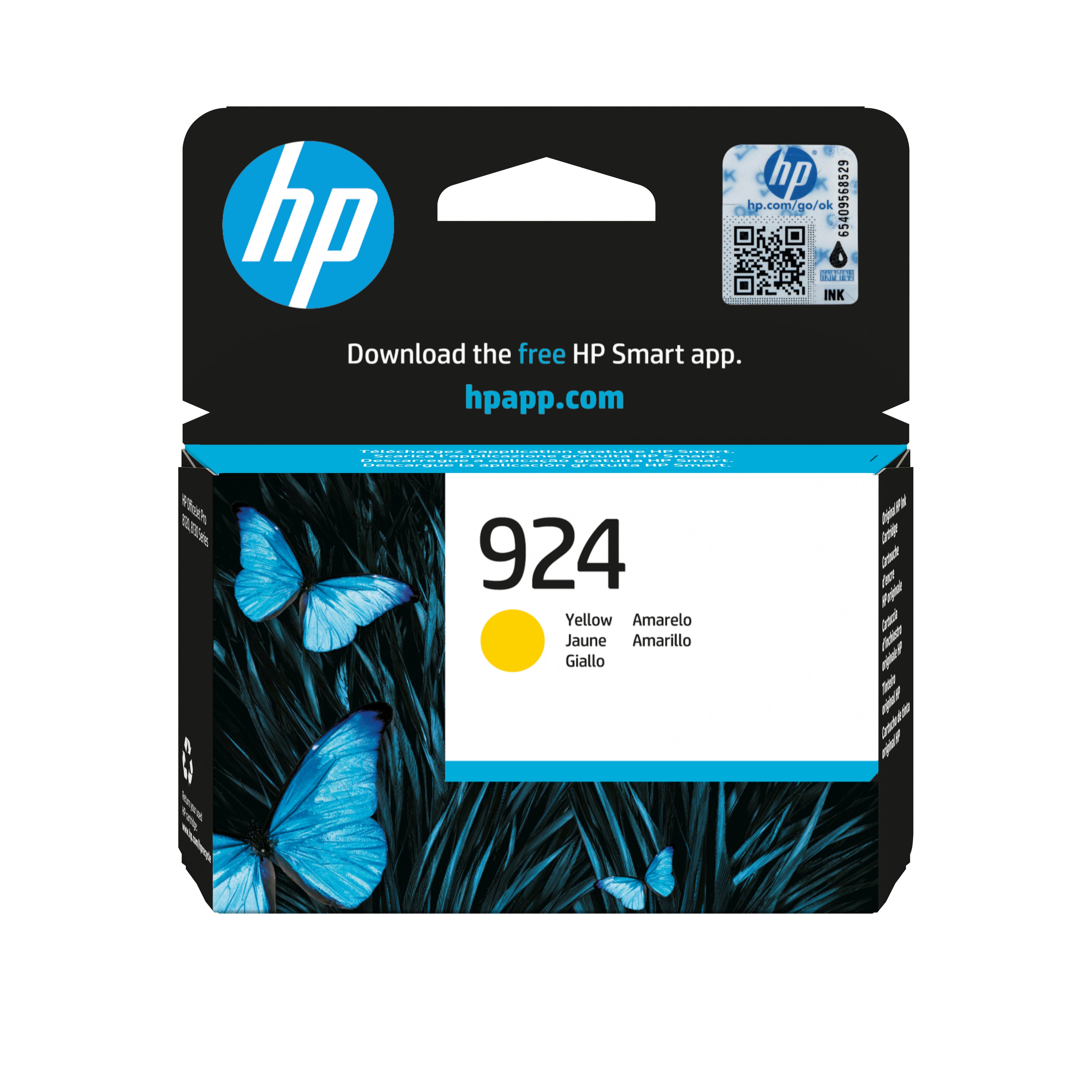 HP 924 - Jaune - original - cartouche d'encre