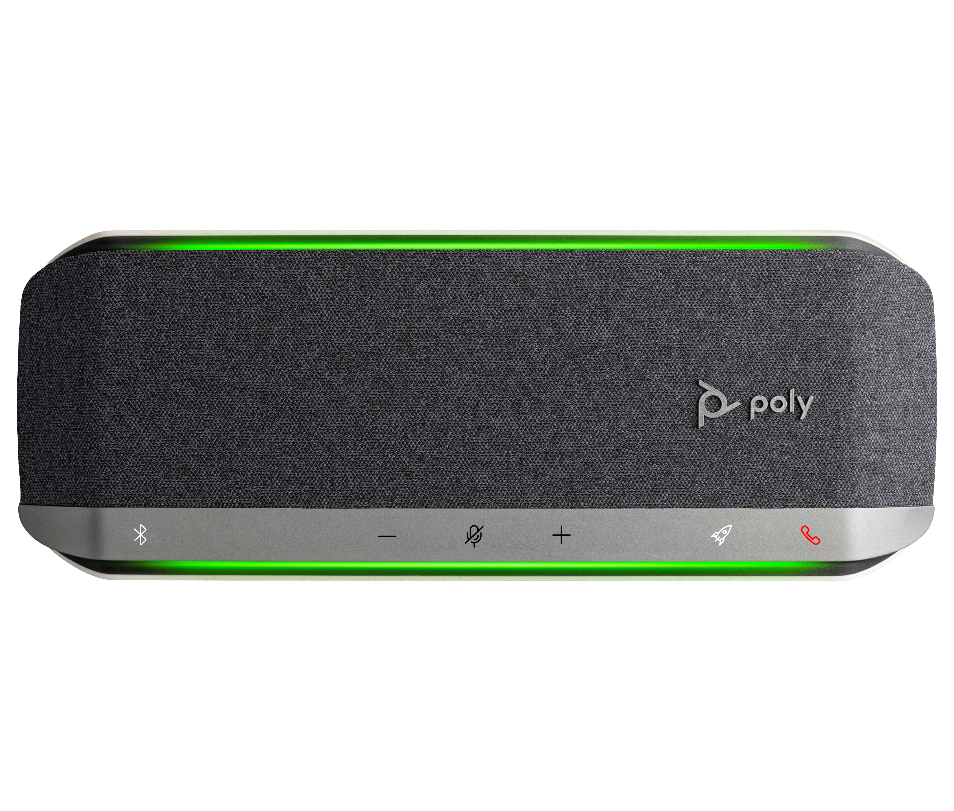 HP Poly Sync 40 - Haut-parleur intelligent - Bluetooth - sans fil, filaire - argent - certifié Zoom