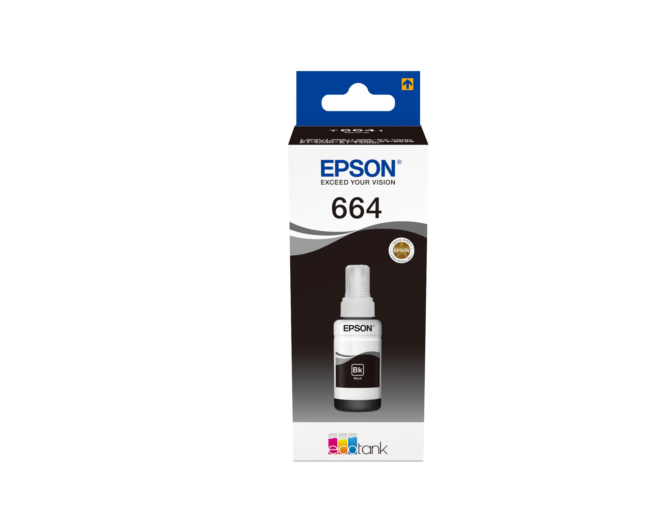 Cartouche d'encre originale Epson C13T664140 Noir Gris