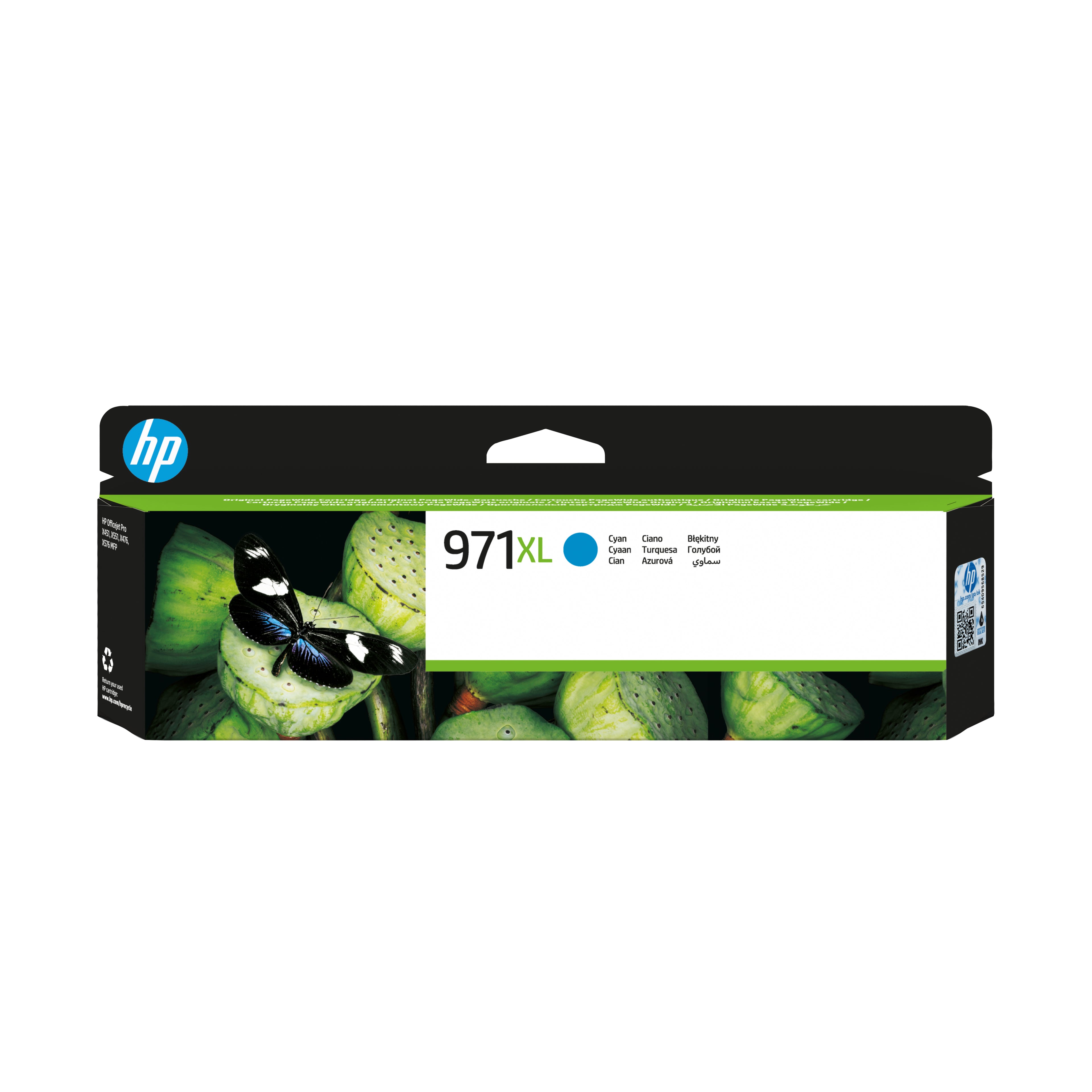 Cartouche d'encre originale HP CN626AE Cyan