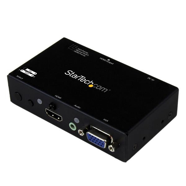 StarTech.com Switch 2x1 HDMI et VGA vers HDMI avec convertisseur VGA vers HDMI et commutation prioritaire - Commutateur HDMI / VGA - 1080p - Commutateur vidéo/audio - de bureau - pour P/N: SVA5N3NEUA