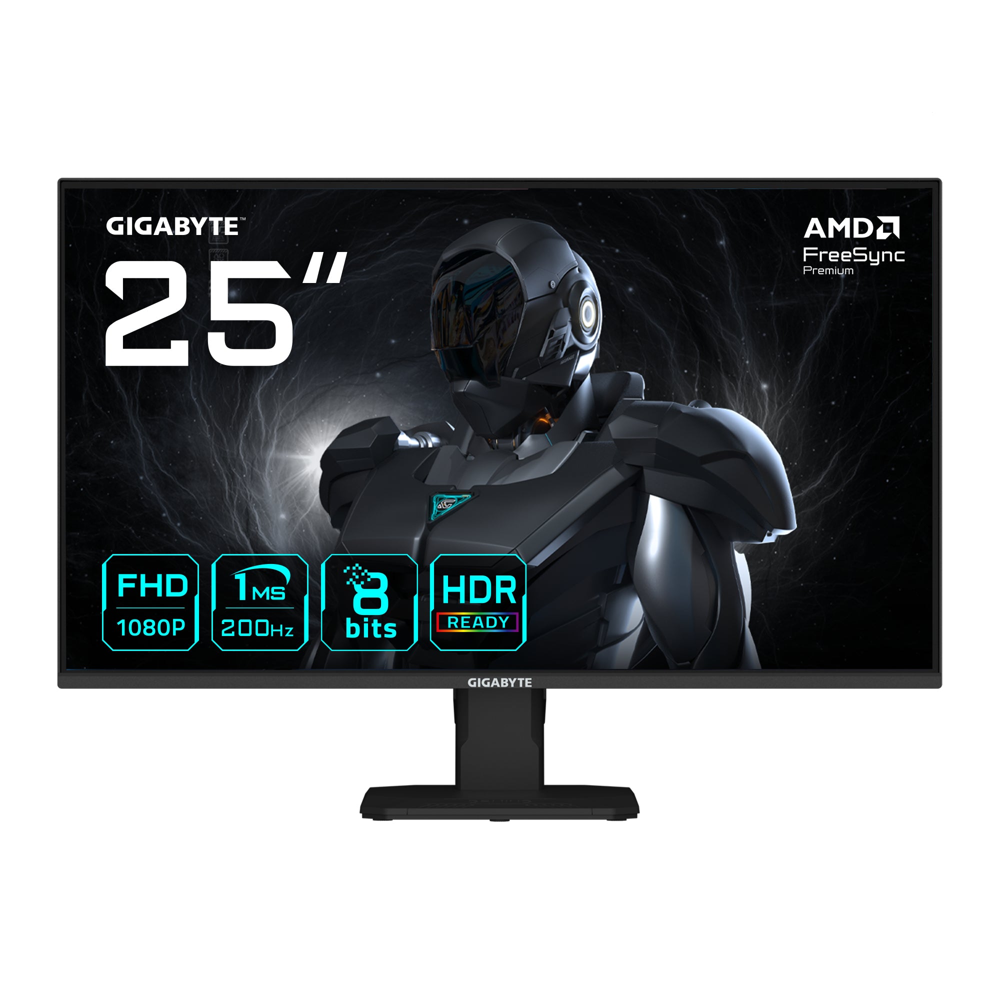 Ecran 25" Gigabyte GS25F2 Full HD 200Hz (Noir)