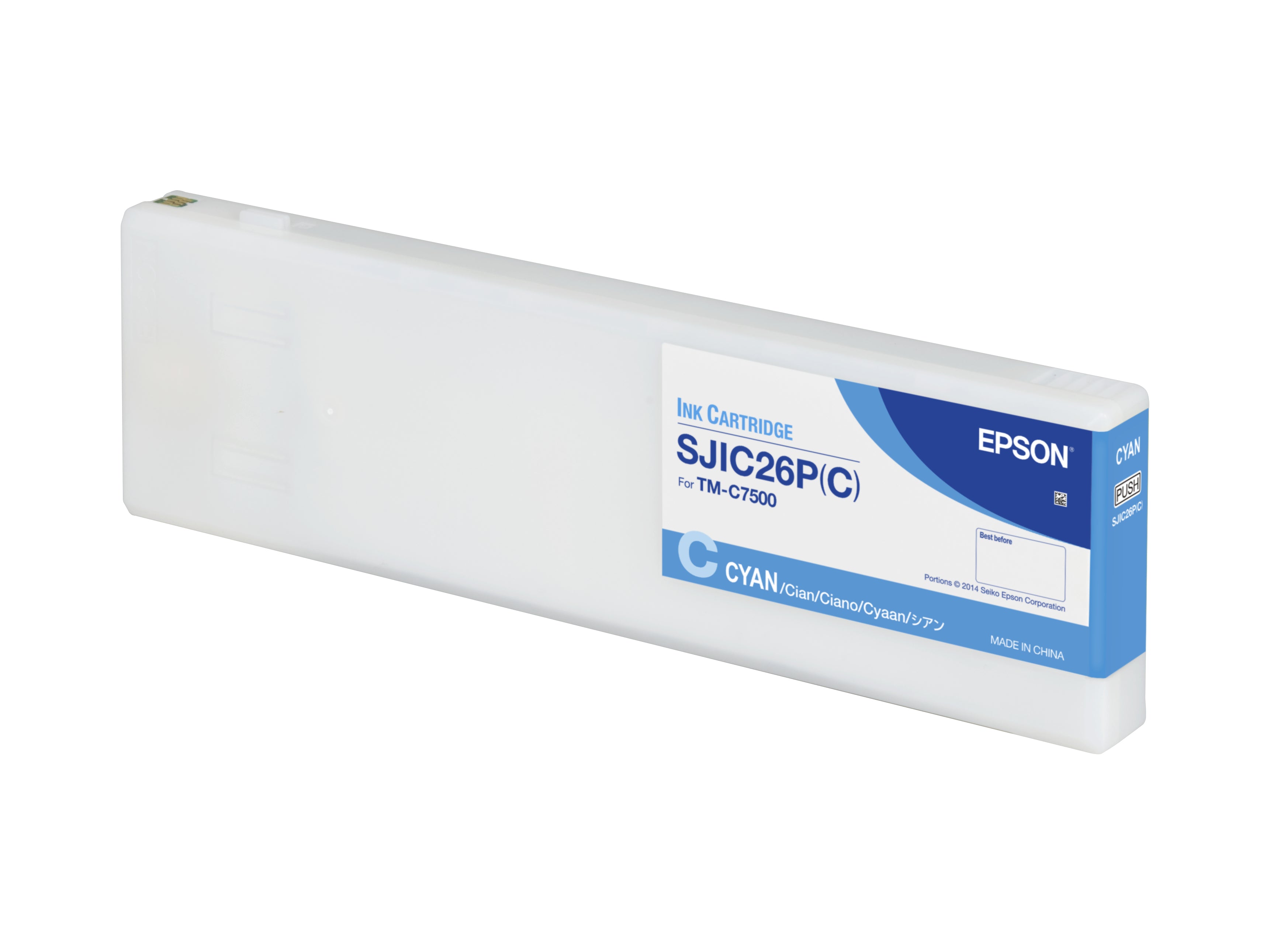 Cartouche d'encre originale Epson SJIC26PC Cyan
