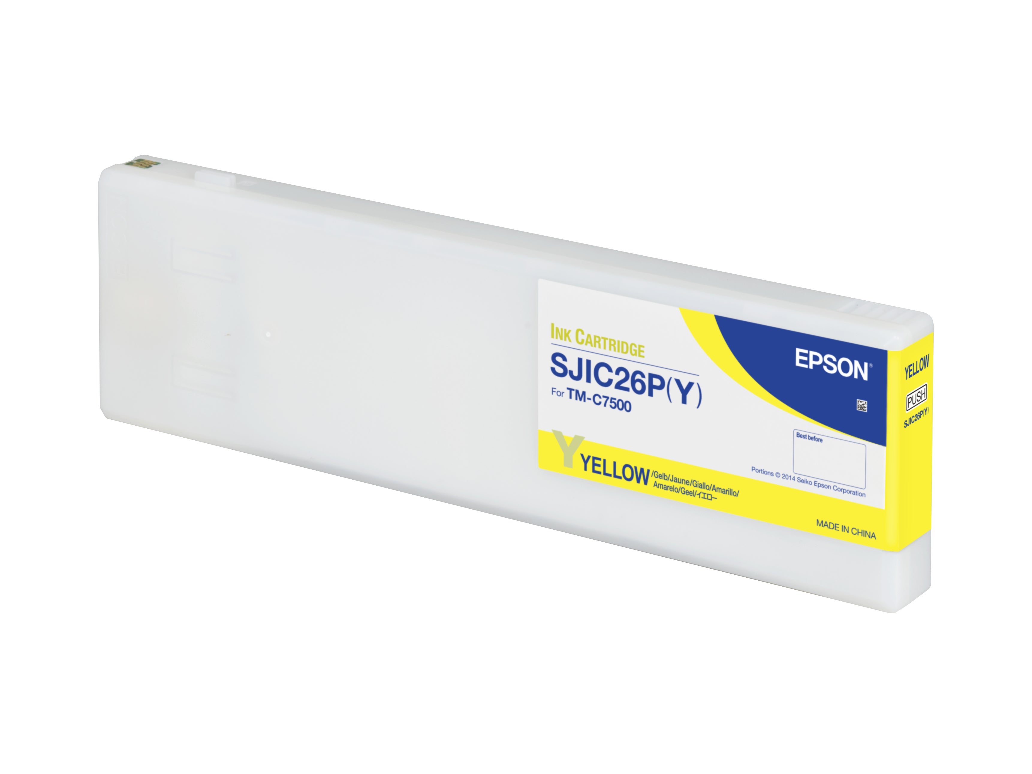 Cartouche d'encre originale Epson SJIC26PY Jaune