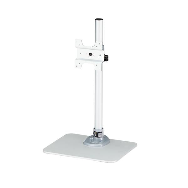 StarTech.com Support de bureau pour écran - Support moniteur VESA - Bras d'écran réglable pour bureau - Gestion de câbles - Argent - Kit de montage (support de bureau, pieds, clé, vis, serre-câble) - pour Écran LCD - plastique, acier - argent - Taille d'é